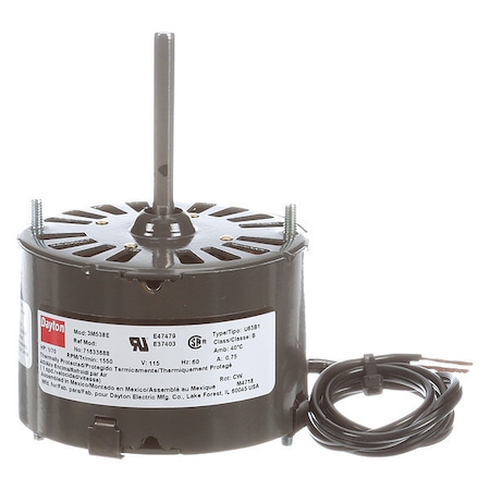 HVAC Motor,1/70 HP,1550 rpm,115V,3.3