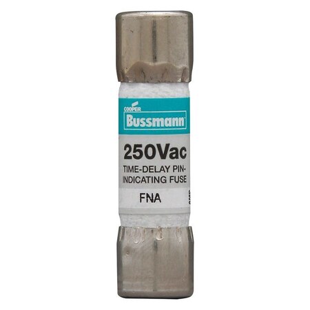 Midget Fuse, Time-Delay, 1A, 250V AC, Indicating, 10kA at 250V AC