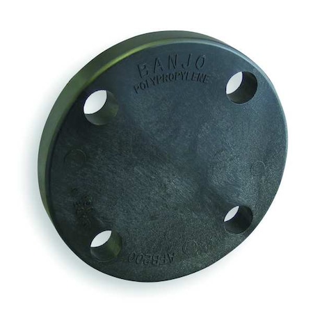 Blind Flange, Polypropylene, 2", Class 150, 150 psi Max Pressure