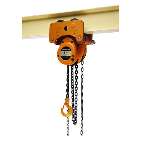 Low Headroom Chain Hoist,10 ft.Lift