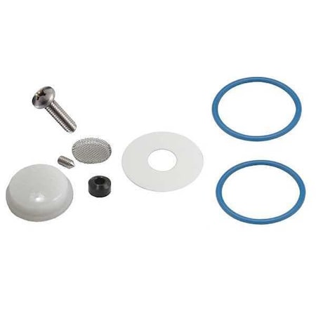 Bedpan Diverter Rebuild Kit, Chrome/Black