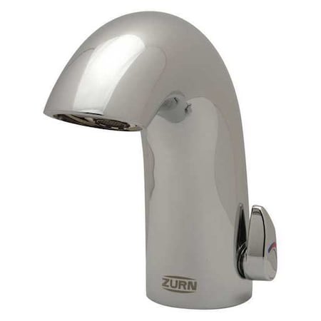 Sensor Single Hole Mount, 1 Hole Mid Arc Bathroom Faucet, Chrome plated