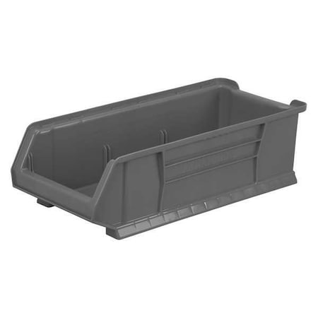 Super Size Bin, Plastic, Gray, 7 in H, 11 in W, 23 7/8 in L