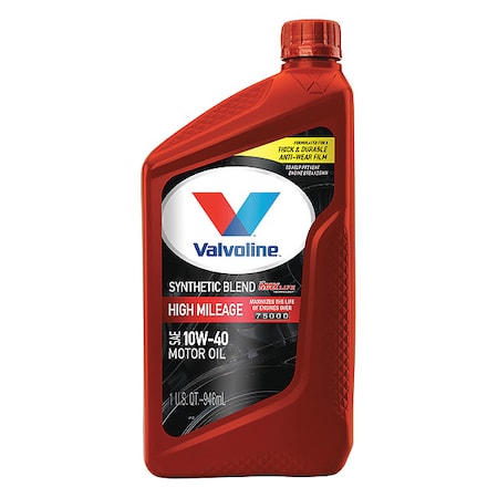 Engine Oil, Synthetic Blend, 10W-40, 1 Qt., Maxlife