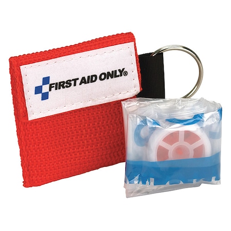 CPR Faceshield with Oneway Valve,2 in. L