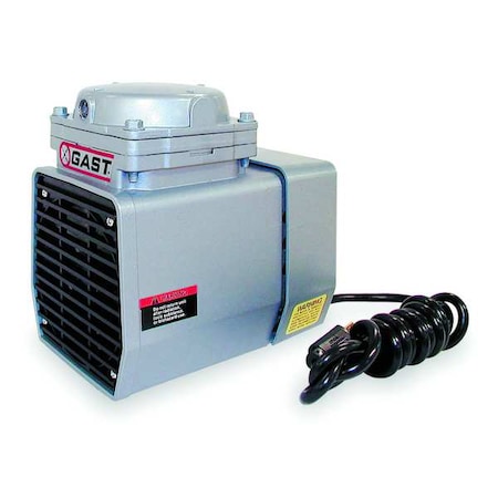 Compressr/Vacuum Pump, 1/8 HP, 60 Hz, 115V