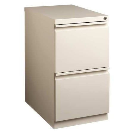 15" W 2 Drawer Vertical File Cabinet, Putty,  Letter