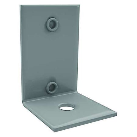 Foot Plate, Steel, 2 3/8 in, 1 1/2 in