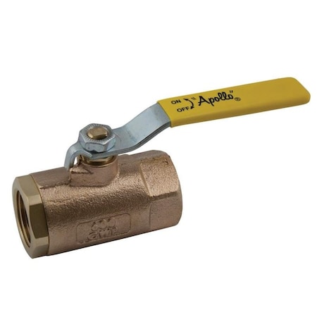1/4" FNPT Bronze Ball Valve Inline