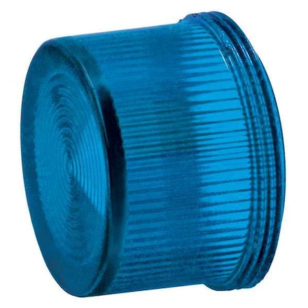 Pilot Light Lens, 30mm, Blue, Plastic, PK5