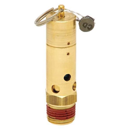 Air Safety Valve,1/2 In Inlet, 250 psi