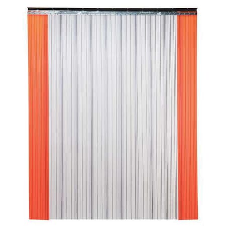 Industrial Strip Door,Ribbed,10ftHx10ftW