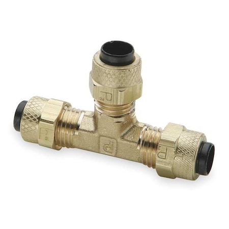 5/16" Compression Brass Union Tee 10PK