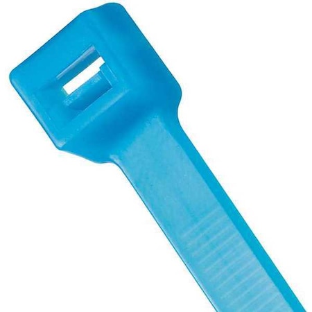 Cable Tie, 15 in L, 4 in Max Bundle Dia., Blue, Tefzel, 120 lb Strength, 50 PK
