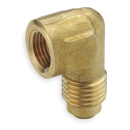 Elbow,Brass,Flared1/2",FNPT1/2",PK10