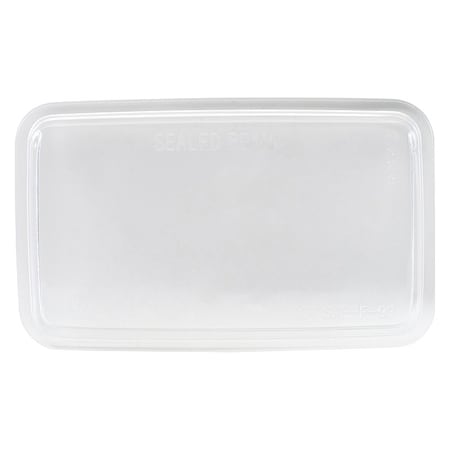 Lens Clear,4-1/2 In.,Rectangle,12V