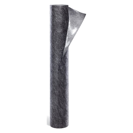 Sorbent Roll, 5 gal, 48 in x 50 ft, Universal, Gray, Polypropylene