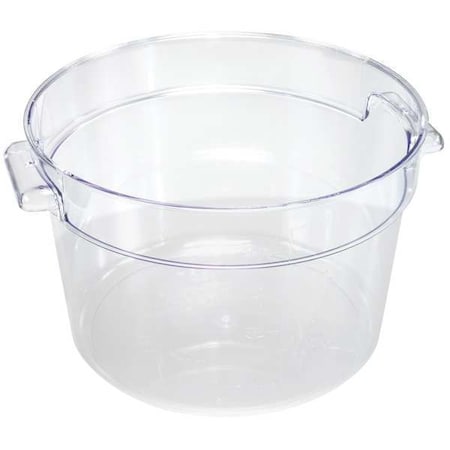 Stackable Food Storage Container, Clear, Polycarbonate
