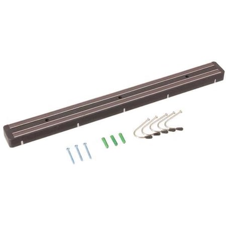 Knife Rack,Magnetic,Black,24 in. W