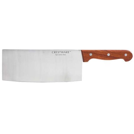 Cleaver,Straight,8 in. L,Wood