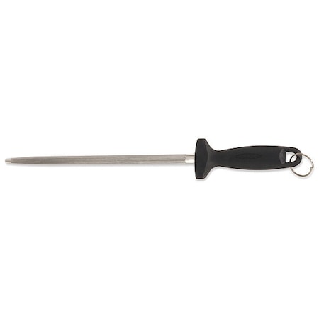 Sharpening Steel,12 in. L,Black