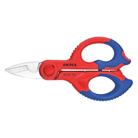 Electrician Shears,6-1/4",Stainless Stl