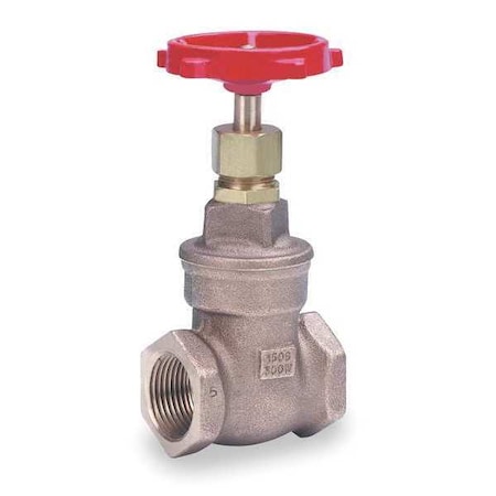 Gate Valve,Class 150,1-1/2 In.,Bronze