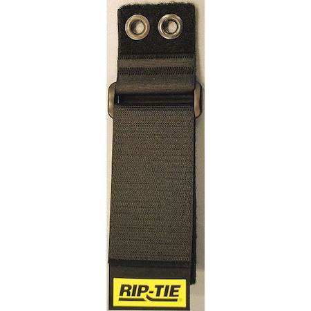 Cable Tie Strap, 16 in L, 4 in Max Bundle Dia., Black, Nylon, 90 lb Strength