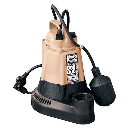 SubmersibleSumpPump,25ft,10in,115VAC