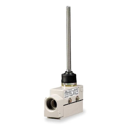 Limit Switch, Coil Spring, Wobble Stick, SPDT, 15A at 480V AC, Actuator Location: Top