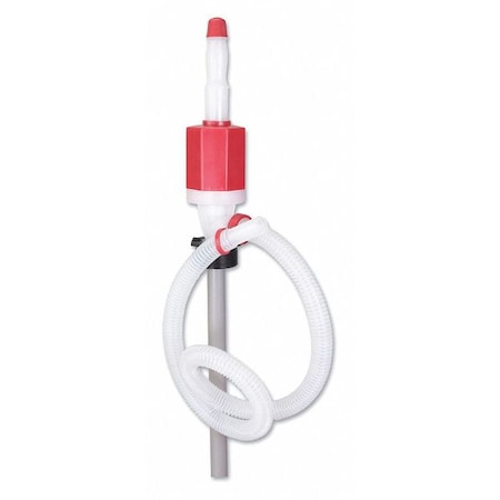 Hand Operated Drum Pump, 1 in OD, Piston, 55 gal For Container, 500 SUS Max Viscosity