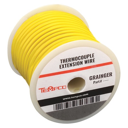 Thermocouple Ext Wire,KX,20AWG,Sol,250Ft