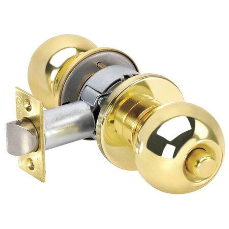 Knob Lockset, Mechanical, Privacy, Grd. 2