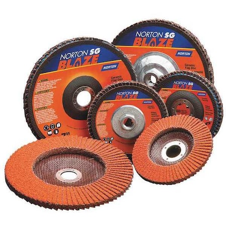 Arbor Flap Disc, 4-1/2, 36, Extra Coarse