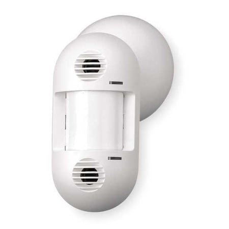 Wall Mount Sensor, Occupancy, Photocell, Hard Wired, White, 1,600 sq ft, LED
