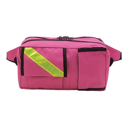 Rescue Fanny Pack, Nylon, 10 in L, 6 in W, Pink