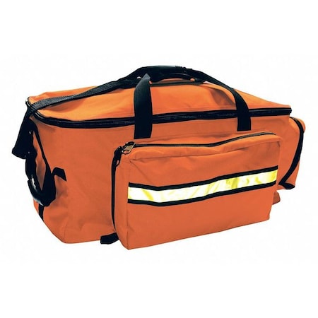 Trauma Response Bag, Nylon, 24 in L, 10 in W, Orange