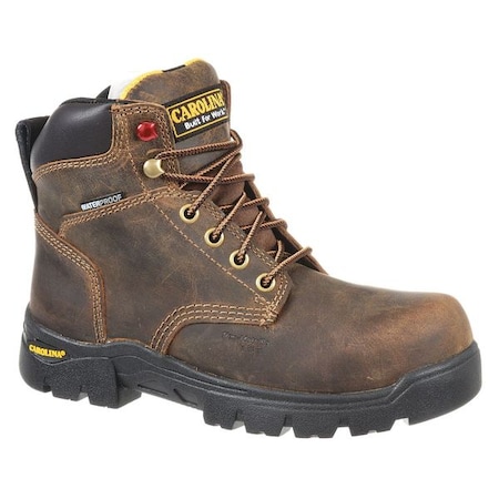 Women's 6-Inch Work Boot, 8, Composite Toe, 6 in H, Brown, CA1626