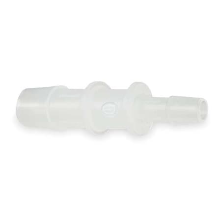 1/4" x 1/8" Barbed PVC Reducing Coupling PK5