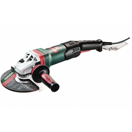 Industrial Angle Grinder, Corded, 7 in, w/ Brake, 1,900W, Safety Clutch, Soft Start