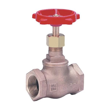 Globe Valve,Class 125,1-1/2 In.,FNPT