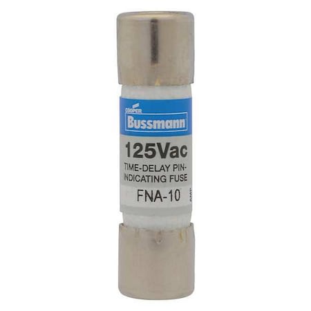 Midget Fuse, Time-Delay, 1.25A, 250V AC, Indicating, 10kA at 125V AC