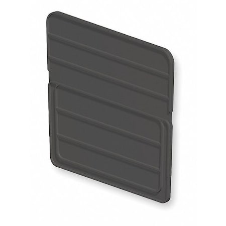 Plastic Divider, Black, 10 7/8 in L, 10 7/8 in H, 2 PK
