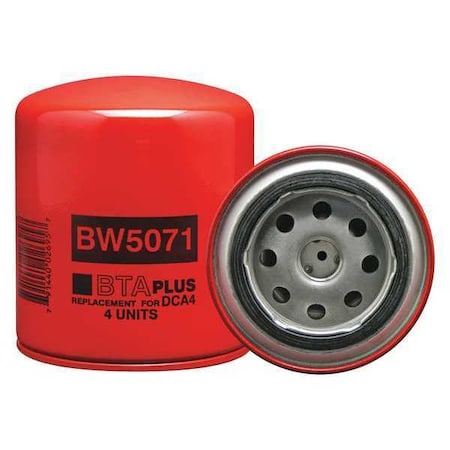 Coolant Filter,3-11/16 x 4-3/8 In