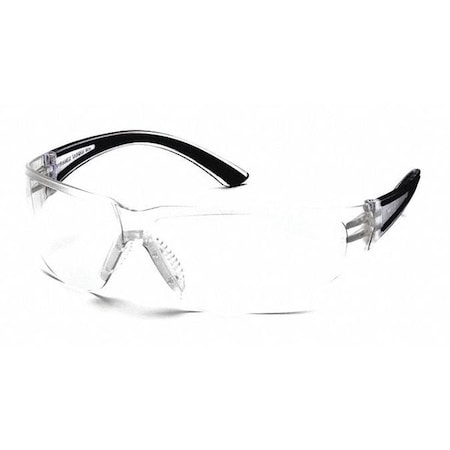 Cortez(R), Safety Glasses, Anti-Scratch, Clear Lens, Frameless
