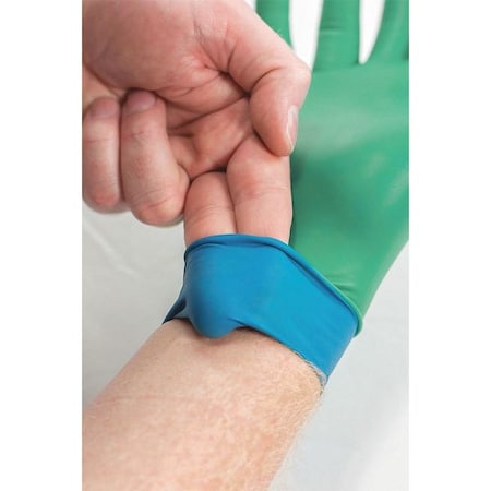 93-360, Disposable Gloves, 7.87 mil Palm, Nitrile, Powder-Free, M, 500 PK, Green