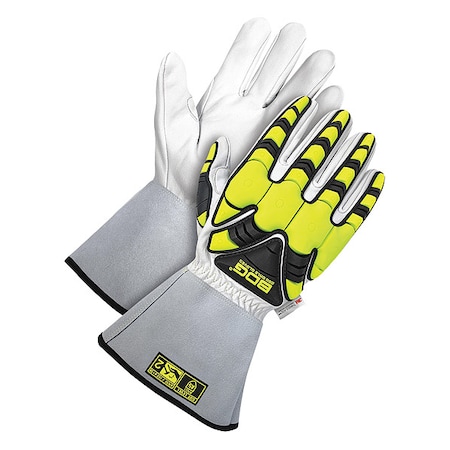 Cut-Resistant Leather Gloves, Cut Level A5 ,S 1 PR