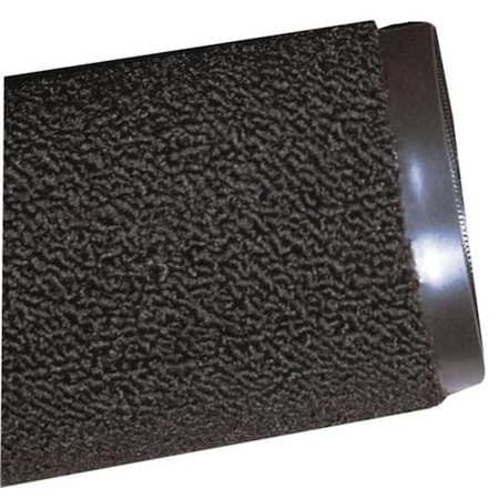 Entrance Mat, Polypropylene, 3/8 in Thick, Black, 4 ft W x 8 ft L