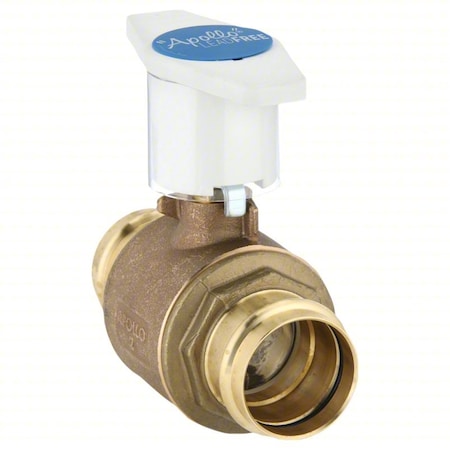 Manual 2-Way Ball Valve,Press,Bronze