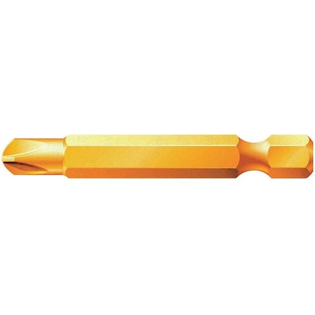 Power Bit, Metric, 1/4", Hex, 2mm, 2", S2Steel